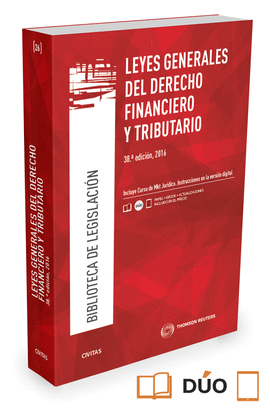LEYES GENERALES DEL DERECHO FINANCIERO Y TRIBUTARIO (PAPEL+E-BOOK)