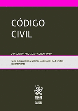 CDIGO CIVIL 20 EDICIN 2016