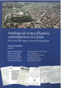 ANTOLOGIA DE TEXTOS DHISTORIA CONTEMPORANIA DE LLEIDA