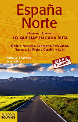 MAPA DE CARRETERAS 1:340.000 - ESPA�A NORTE (DESPLEGABLE)