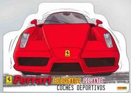 COCHES DEPORTIVOS FERRARI. COLOREABLE GIGANTE