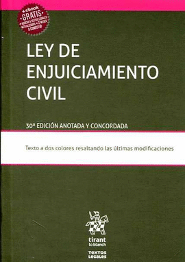 LEY DE ENJUICIAMIENTO CIVIL 30 EDICIN 2017
