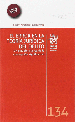 EL ERROR EN LA TEOR�A JUR�DICA DEL DELITO