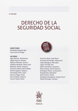 DERECHO DE LA SEGURIDAD SOCIAL 6� EDICI�N 2017