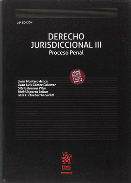 DERECHO JURISDICCIONAL III. PROCESO PENAL. 26 ED.