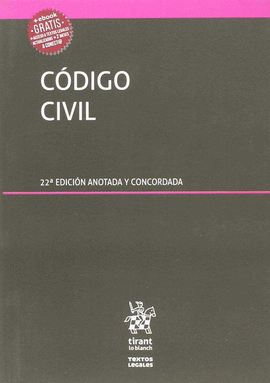 CDIGO CIVIL. 22 ED. ACTUALIZADA Y CONCORDADA