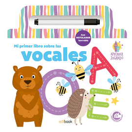 APRENDER JUGANDO LIBRO PIZARRA- VOCALES