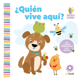 APRENDER JUGANDO - LIBRO PIEZAS - �QUI�N VIVE AQU�