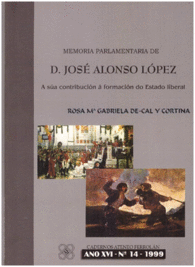 MEMORIA PARLAMENTARIA DE D. JOSE ALONSO LOPEZ
