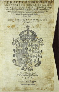 ANAZARBEO, ACERCA DE LA MATERIA MEDICINAL Y VENENOS MORTALES