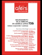 RESURGIMIENTO DE LA DERECHA EN AMRICA LATINA: NUEVAS COALICIONES Y AGENDAS