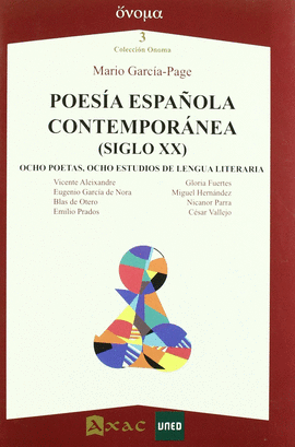 POESA ESPAOLA CONTEMPORNEA (SIGLO XX)