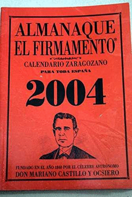 ALMANAQUE EL FIRMAMENTO CALENDARIO