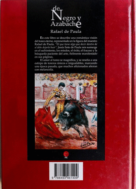 DE NEGRO Y AZABACHE RAFAEL DE PAULA