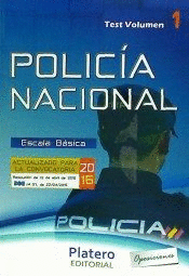 POLIC�A NACIONAL ESCALA B�SICA. TEST DEL TEMARIO