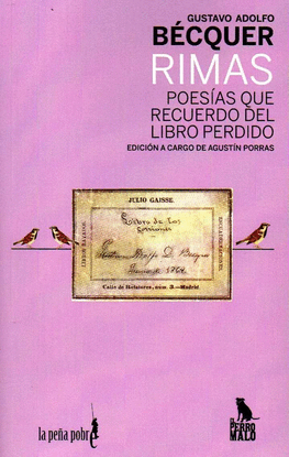 POES�AS QUE RECUERDO DEL LIBRO PERDIDO (RIMAS)