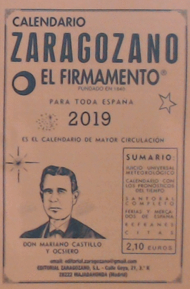 CALENDARIO ZARAGOZANO 2019