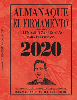 ALMANAQUE EL FIRMAMENTO 2020 ZARAGOZANO