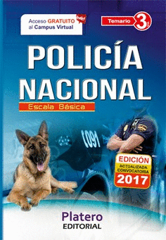 POLICA NACIONAL. ESCALA BSICA. TEMARIO. VOLUMEN 3 OPOSICIONES 2018