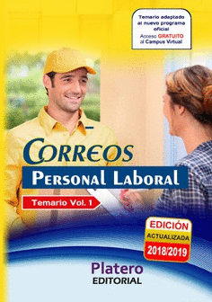 PERSONAL LABORAL DE CORREOS. TEMARIO. VOLUMEN 1
