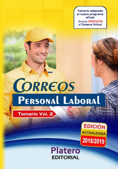 PERSONAL LABORAL DE CORREOS. TEMARIO. VOLUMEN 2