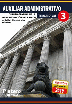 AUXILIAR ADMINISTRATIVO DE LA ADMINISTRACIN DEL  ESTADO.TEMARIO. VOLUMEN 3