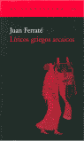 L�RICOS GRIEGOS ARCAICOS