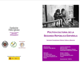 POLITICA CULTURAL DE LA SEGUNDA REPUBLICA ESPAOLA