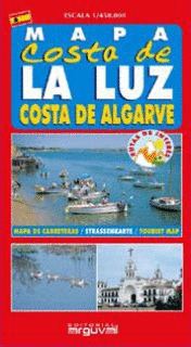 MAPA COSTA DE LA LUZ Y ALGARVE