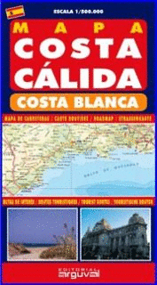 MAPA COSTA CALIDA Y COSTA BLANCA