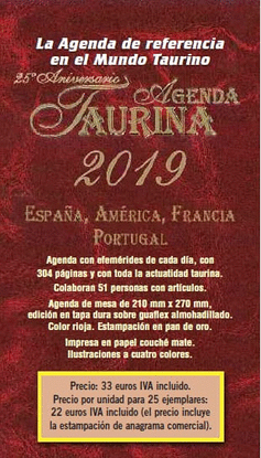 AGENDA TAURINA 2019