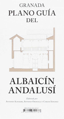 GRANADA. PLANO GUA DEL ALBAICN ANDALUS