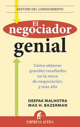 EL NEGOCIADOR GENIAL COMO OBTENER G