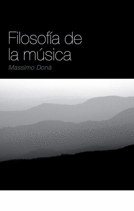 FILOSOF�A DE LA M�SICA