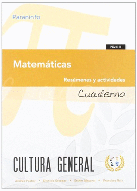 CUADERNO DE TRABAJO. MATEM�TICAS. NIVEL 2