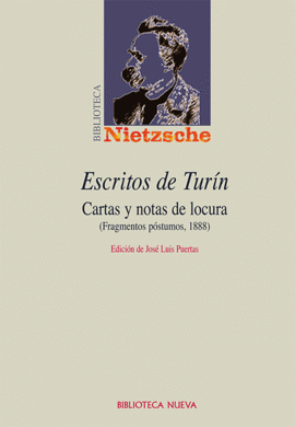 ESCRITOS DE TUR�N.CARTAS Y NOTAS DE LOCURA
