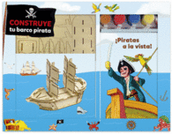 CONSTRUYE TU BARCO PIRATA PIRATAS A LA VISTA PINTU