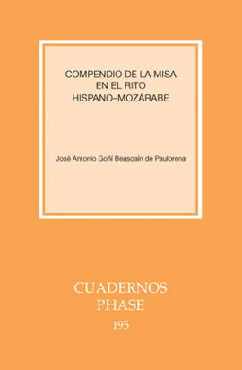 COMPENDIO DE LA MISA EN EL RITO HISPANO-MOZRABE