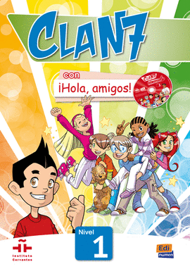 CLAN 7 CON HOLA AMIGOS! NIVEL 1 (+CD)