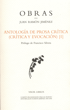 O.C. JUAN RAMON JIMENEZ ANTOLOGIA DE PROSA (I)