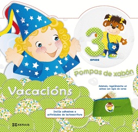 POMPAS DE XAB�N. CADERNO DE VACACI�NS 3 ANOS