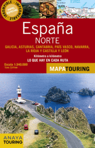 ESPAA NORTE MAPA TOURING GALICIA CASTILLA Y LEON