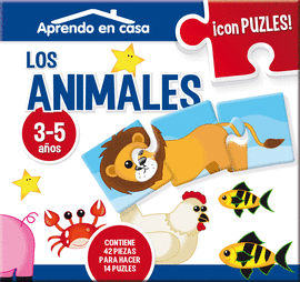 APRENDO EN CASALOS ANIMALES PUZLES EDUCATIVOS ( 3-5 AOS)