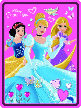 PRINCESAS. CAJA METLICA