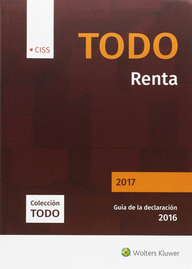 TODO RENTA 2017. GUA DE LA DECLARACIN 2016