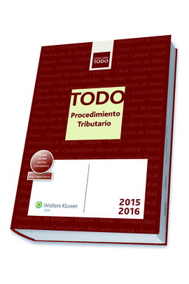 TODO PROCEDIMIENTO TRIBUTARIO 2015-2016. 1� EDICI�