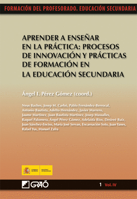 APRENDER A ENSE�AR EN LA PR�CTICA: PROCESOS DE INNOVACI�N Y PR�CTICAS DE FORMACI