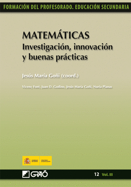 MATEM�TICAS. INVESTIGACI�N, INNOVACI�N Y BUENAS PR�CTICAS