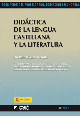 DID�CTICA DE LA LENGUA CASTELLANA Y LA LITERATURA