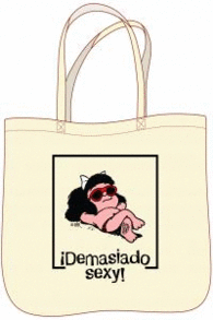 BOLSA DE TELA MAFALDA DEMASIADO SEXY